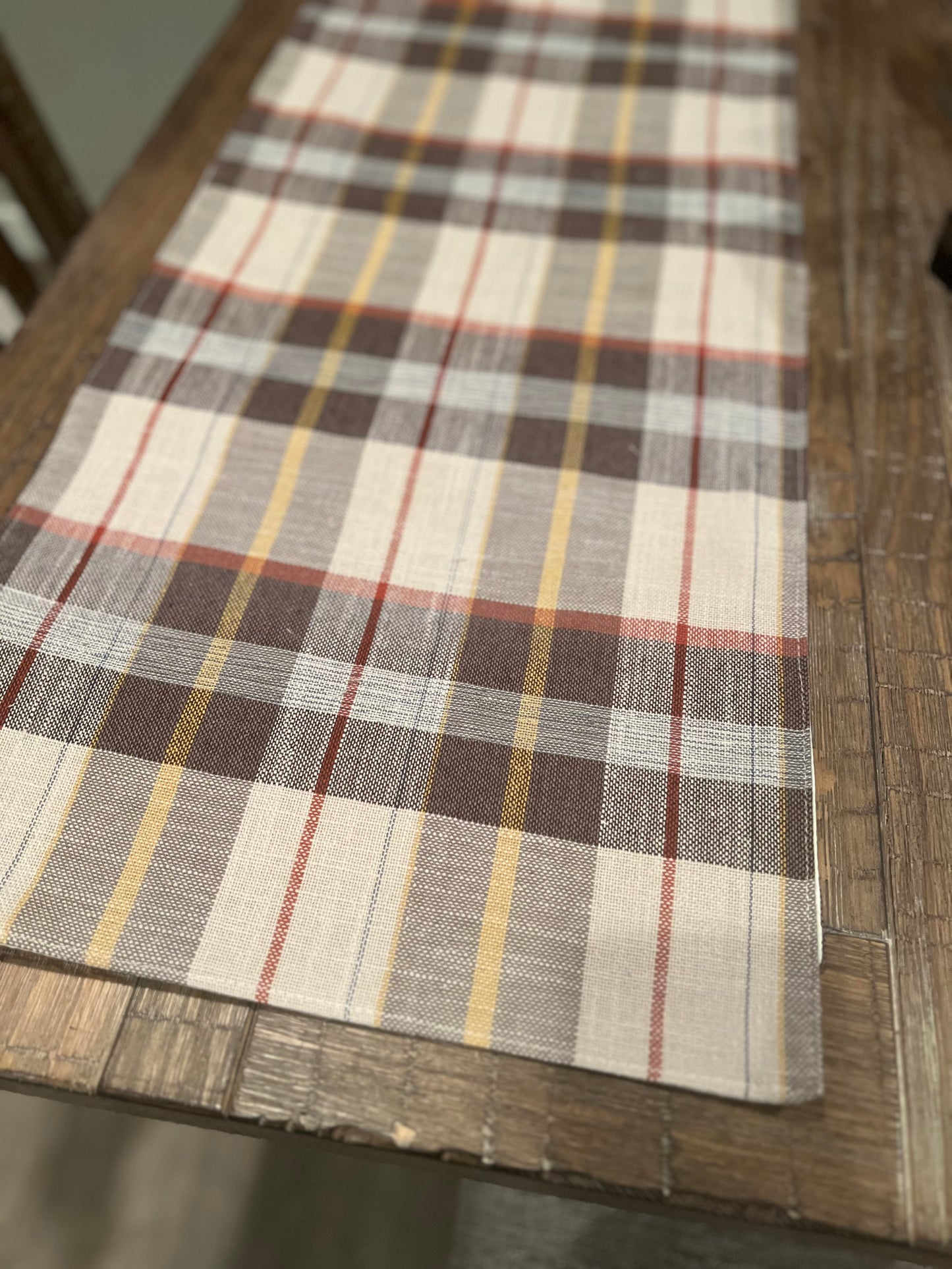 Plaid Table Runner