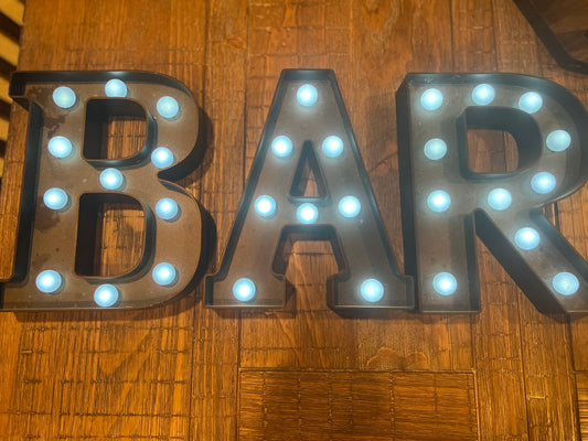 Light-up Bar Sign