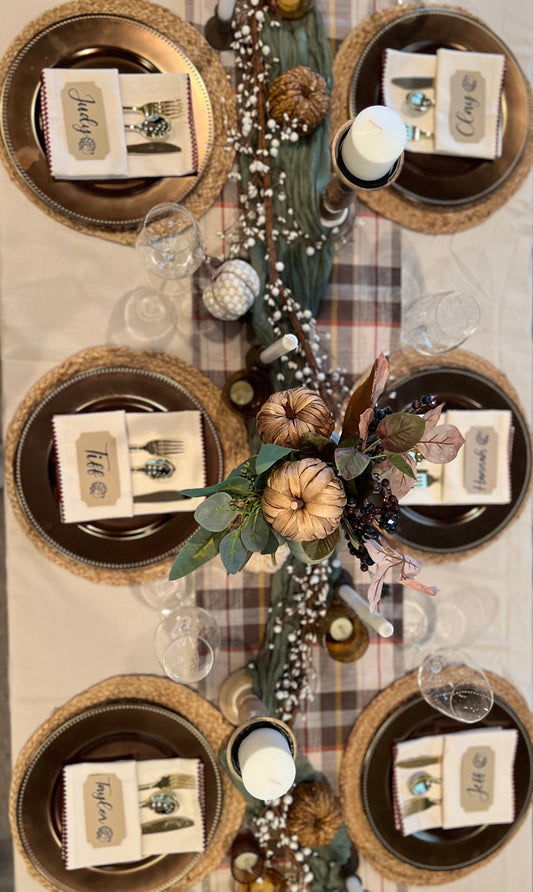 Plaid Table Runner