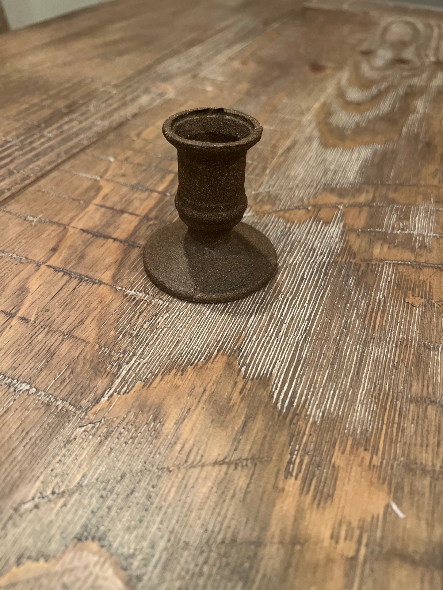 Brown Taper Candle Holder