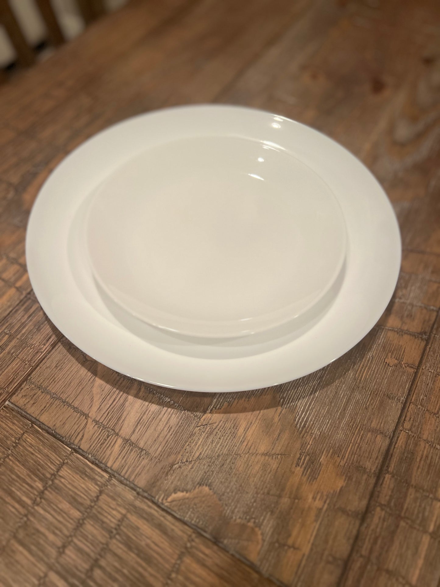 White Dinner & Salad Plate