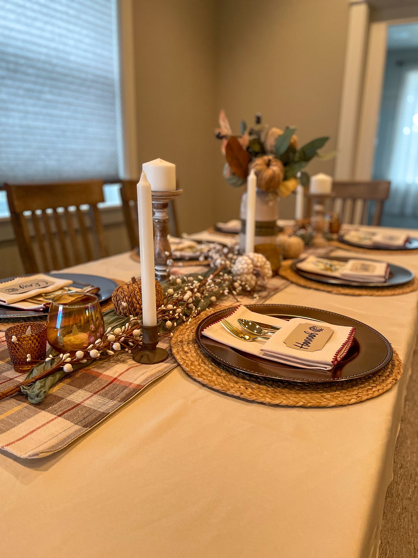 Brown Taper Candle Holder