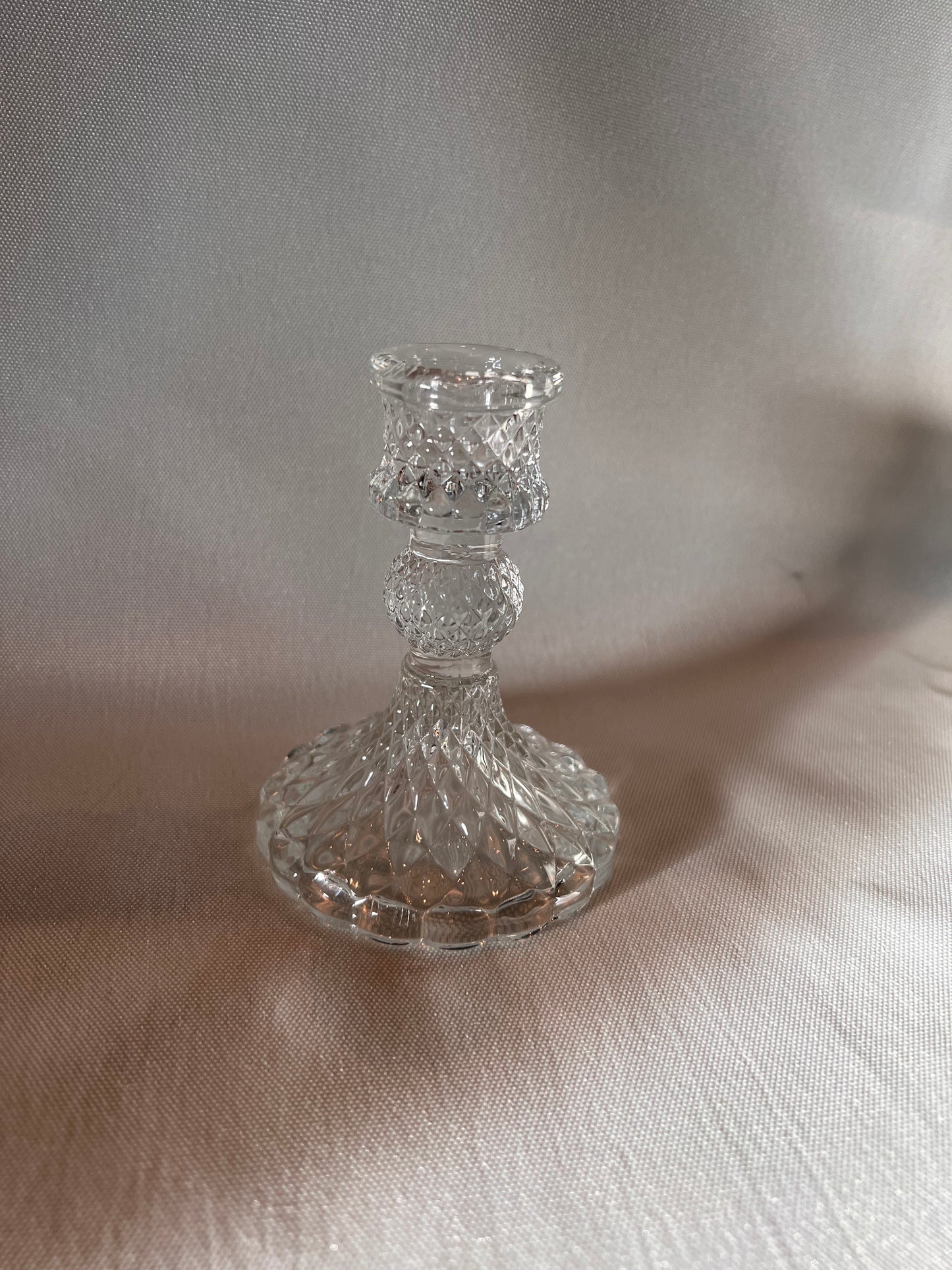 Glass Taper Candle Holder